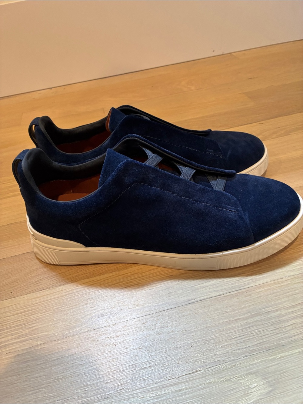 Replica Zegna Suede Sneakers